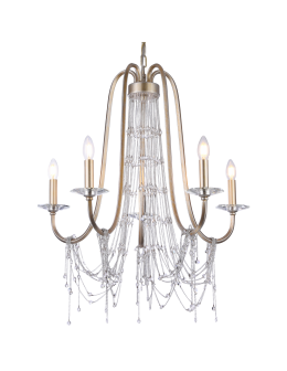 CosmoLight Lampa wisząca MADRID P05165CP  Szampański 