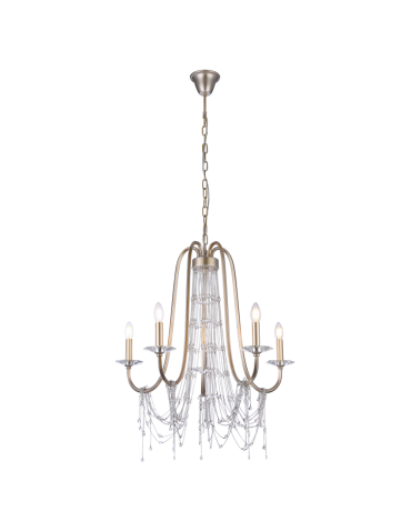 CosmoLight MADRID pendant lamp P05165CP Champagne.  - product 2