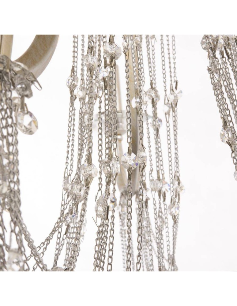 Glamour chandeliers - CosmoLight MADRID pendant lamp P05165CP Champagne.  - product kolory-swiatla.pl 4