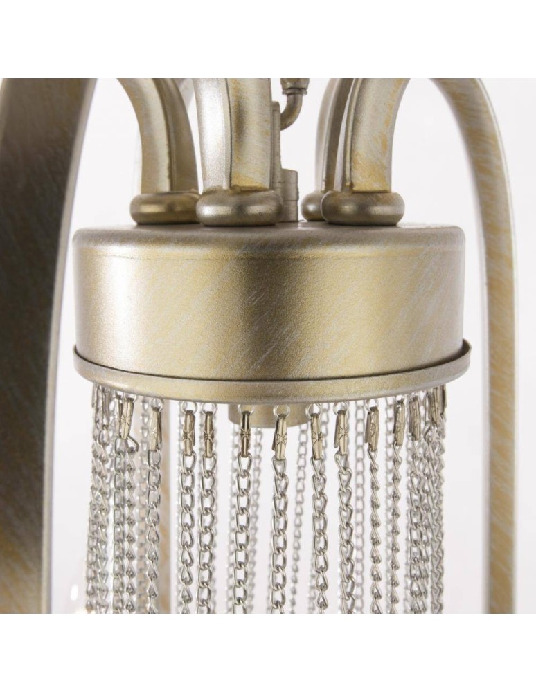 Glamour chandeliers - CosmoLight MADRID pendant lamp P05165CP Champagne.  - product kolory-swiatla.pl 5