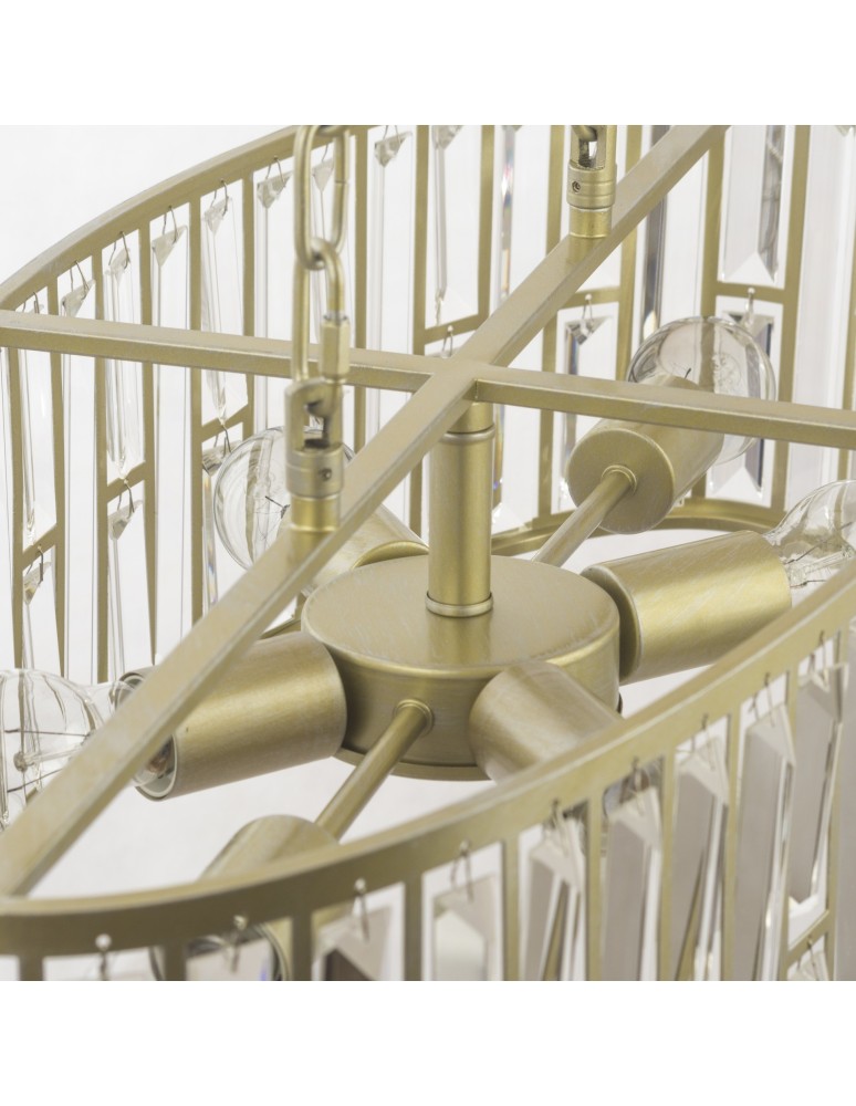 Glamour pendant lamps - CosmoLight MOSCOW pendant lamp P06223CP Champagne.  - product kolory-swiatla.pl 3