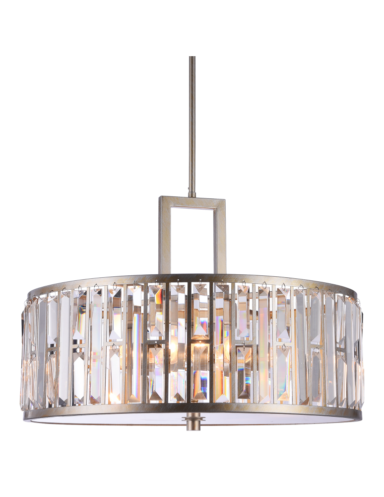 Glamour chandeliers - CosmoLight MOSCOW pendant lamp P05134CP Champagne.  - product kolory-swiatla.pl 1