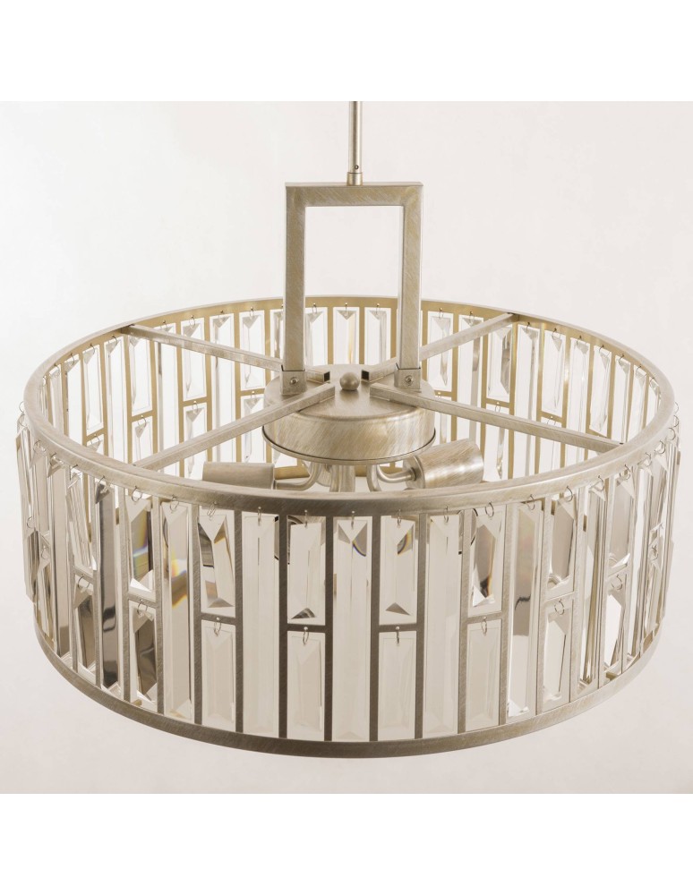 Glamour chandeliers - CosmoLight MOSCOW pendant lamp P05134CP Champagne.  - product kolory-swiatla.pl 5