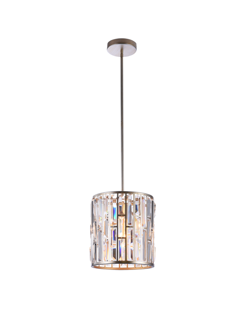 Glamour pendant lamps - CosmoLight MOSCOW pendant lamp P01110CP Champagne.  - product kolory-swiatla.pl 2