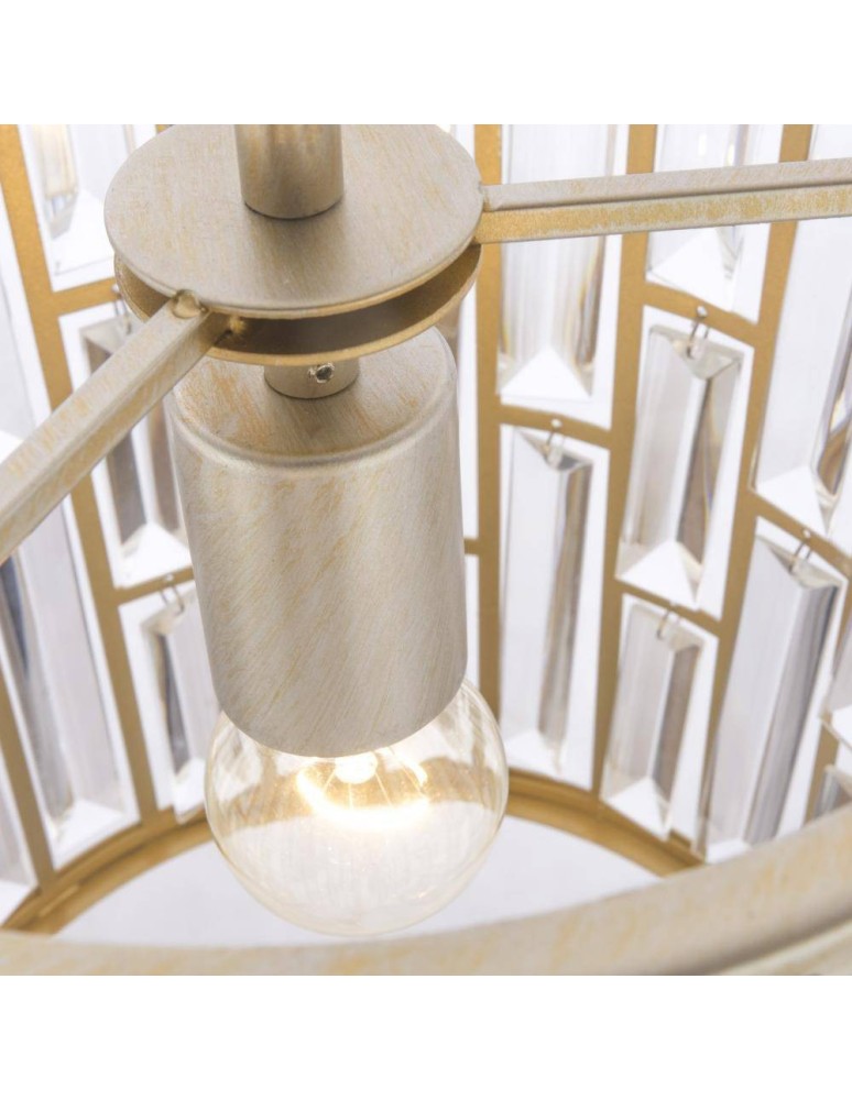 Glamour pendant lamps - CosmoLight MOSCOW pendant lamp P01110CP Champagne.  - product kolory-swiatla.pl 5