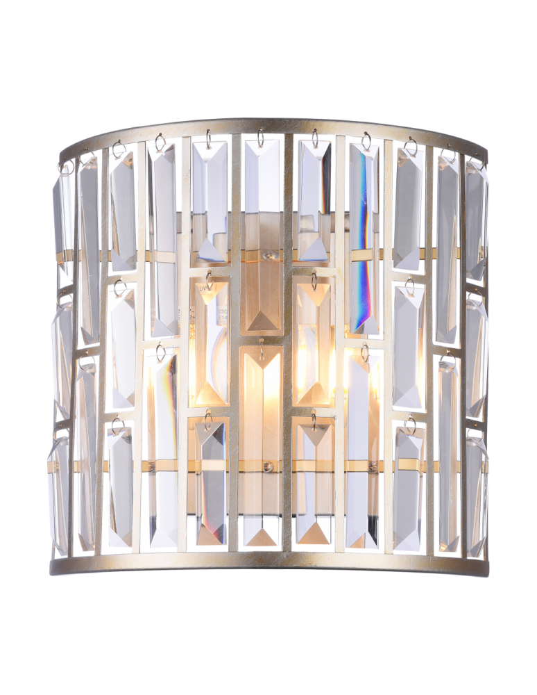 Glamour wall lamps - CosmoLight Wall lamp MOSCOW W02103CP Champagne.  - product kolory-swiatla.pl 1