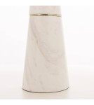Table lamps with lampshade - CosmoLight CARTAGENA Table Lamp T02004AU White Gold.  - product 3