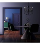 Table lamps with lampshade - CosmoLight CARTAGENA Table Lamp T02004AU White Gold.  - product 5