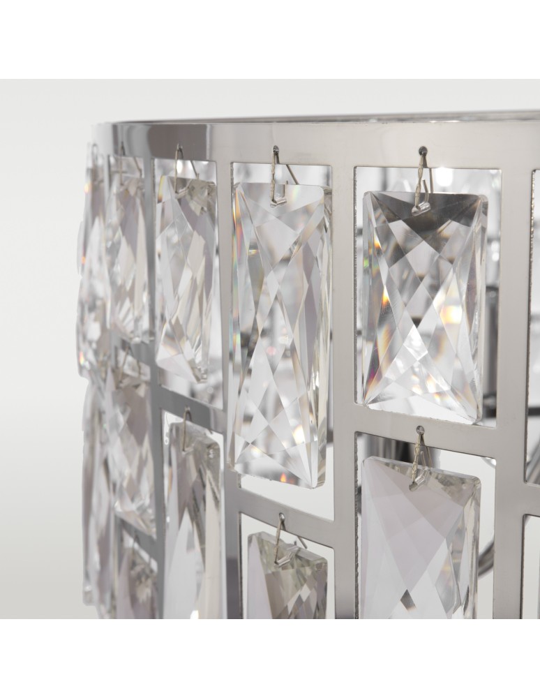 Glamour chandeliers - CosmoLight MOSCOW II pendant lamp P06865CH Chrome  - product kolory-swiatla.pl 2