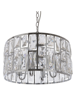 CosmoLight Lampa wisząca MOSCOW II P04858CH  Chrom 