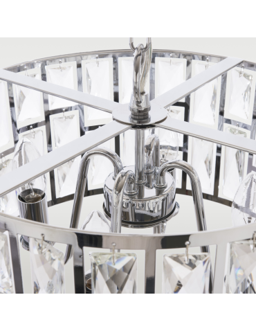 CosmoLight Lampa wisząca MOSCOW II P04858CH  Chrom  - produkt 2