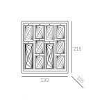 Glamour wall lamps - CosmoLight Wall lamp MOSCOW II W02872CH Chrome.  - product 3