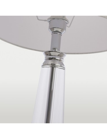 CosmoLight CHARLOTTE table lamp T01332CH-WH chrome - product 2