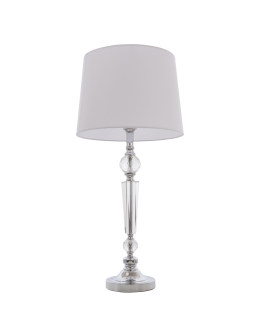 CosmoLight Lampa stołowa CHARLOTTE T01295CH-WH chrom