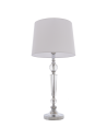 View CosmoLight CHARLOTTE table lamp T01295CH-WH chrome
