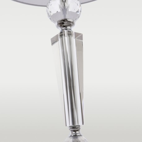 CosmoLight Lampa stołowa CHARLOTTE T01295CH-WH chrom