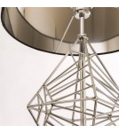 Table lamps with lampshade - CosmoLight CARACAS Table Lamp T01960CH Chrome.  - product 2