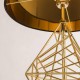CosmoLight Lampa stołowa CARACAS T01977AU Złoty 