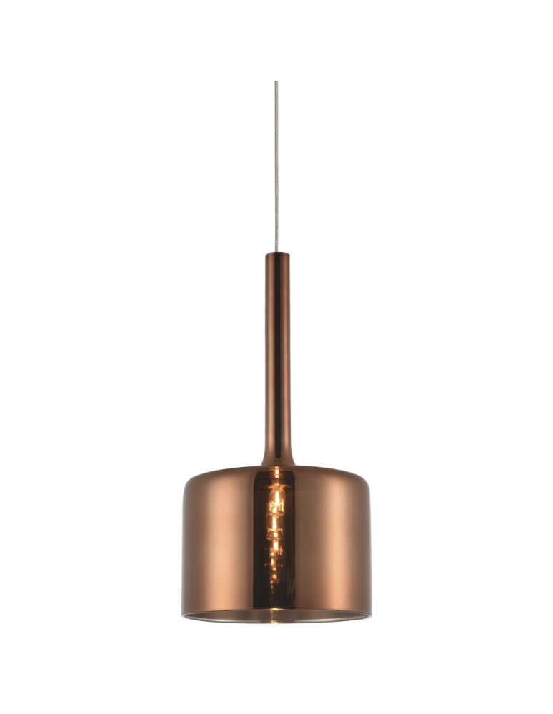Pendant lamps - CosmoLight COPENHAGEN pendant lamp P01028CU Copper.  - product kolory-swiatla.pl 1