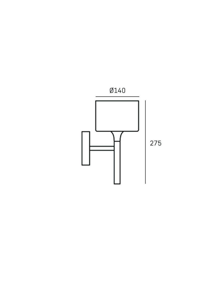 Modern Classic style wall lamps - CosmoLight Wall lamp COPENHAGEN W01066CU Copper.  - product kolory-swiatla.pl 3