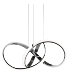 LED pendant lamps - CosmoLight TOKYO P01670CH Chrome pendant lamp  - product 1