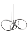 CosmoLight TOKYO P01670CH Chrome pendant lamp 