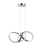LED pendant lamps - CosmoLight TOKYO P01670CH Chrome pendant lamp  - product 2
