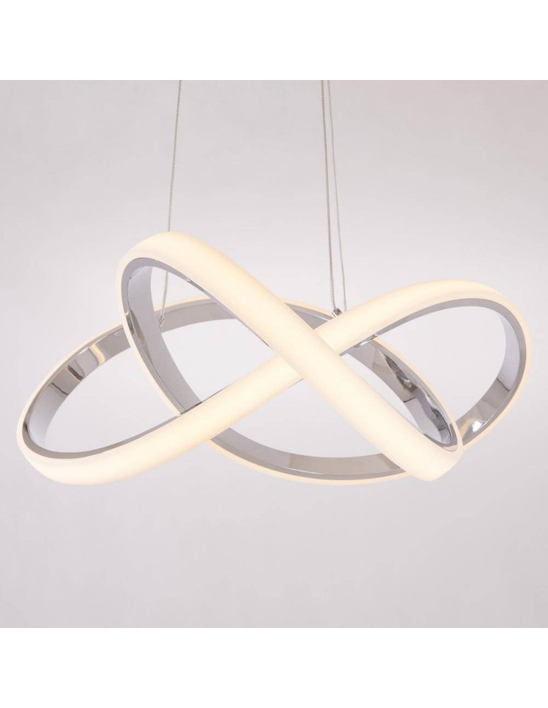 LED pendant lamps - CosmoLight TOKYO P01670CH Chrome pendant lamp  - product kolory-swiatla.pl 4