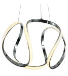 LED pendant lamps - CosmoLight TOKYO P01663CH Chrome pendant lamp  - product 1