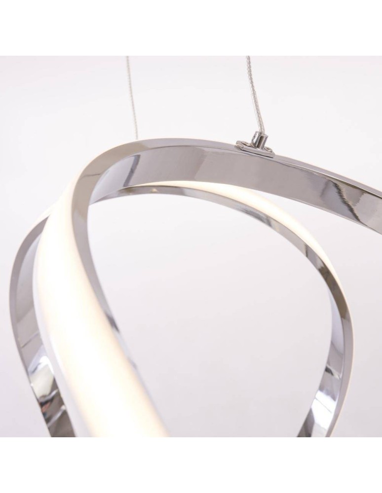 LED pendant lamps - CosmoLight TOKYO P01663CH Chrome pendant lamp  - product kolory-swiatla.pl 3