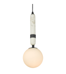 Pendant lamps - CosmoLight LA SPEZIA pendant lamp P01336BK Black White  - product 1