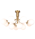 Pendant lamps spheres - CosmoLight CAPE TOWN pendant lamp P12049BR Brass  - product 3