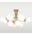 Pendant lamps spheres - CosmoLight CAPE TOWN pendant lamp P12049BR Brass  - product 4