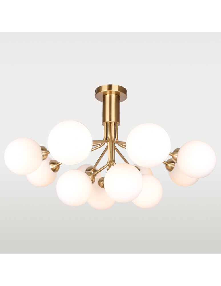 Pendant lamps spheres - CosmoLight CAPE TOWN pendant lamp P12049BR Brass  - product kolory-swiatla.pl 4