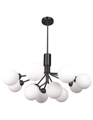CosmoLight CAPE TOWN pendant lamp P12299BK Black. 