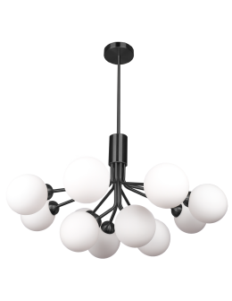 CosmoLight CAPE TOWN pendant lamp P12299BK Black.