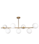 Pendant lamps - CosmoLight CAPE TOWN pendant lamp P07056BR Brass  - product 1