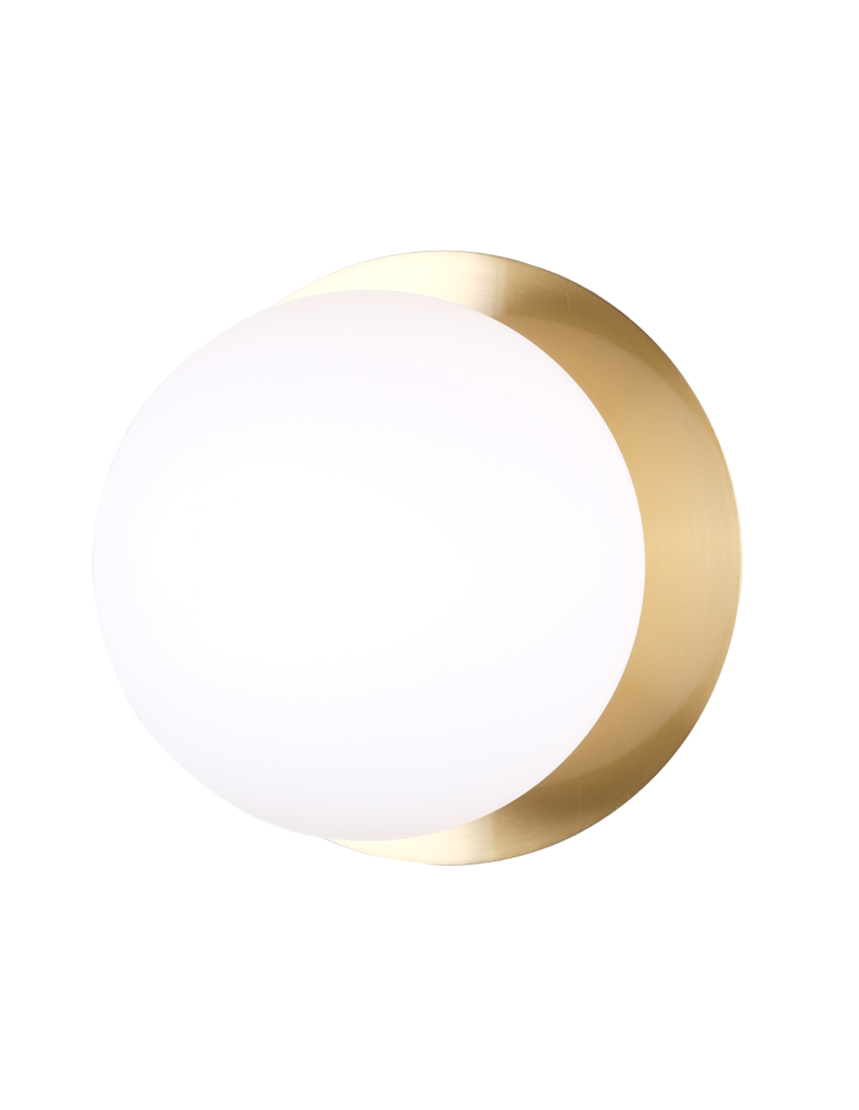 Wall lamps spheres - CosmoLight CAPE TOWN Wall lamp W01063BR Brass  - product kolory-swiatla.pl 3