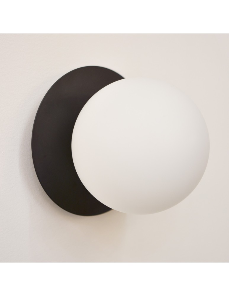 Wall lamps spheres - CosmoLight CAPE TOWN wall lamp W01834BK Black.  - product kolory-swiatla.pl 2