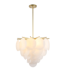 Glamour chandeliers - CosmoLight TROMSO pendant lamp P04094BR Brass  - product 1