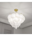 Glamour chandeliers - CosmoLight TROMSO pendant lamp P04094BR Brass  - product 2