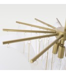 Glamour chandeliers - CosmoLight TROMSO pendant lamp P04094BR Brass  - product 3