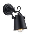 Loft wall lamps - industrial - CosmoLight DETROIT Wall lamp W01758BK Black  - product 1
