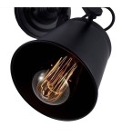 Loft wall lamps - industrial - CosmoLight DETROIT Wall lamp W01758BK Black  - product 2