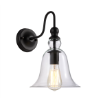 Wall lamps - CosmoLight PARIS Wall lamp W01796BK Black.  - product 1