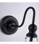 Wall lamps - CosmoLight PARIS Wall lamp W01796BK Black.  - product 3