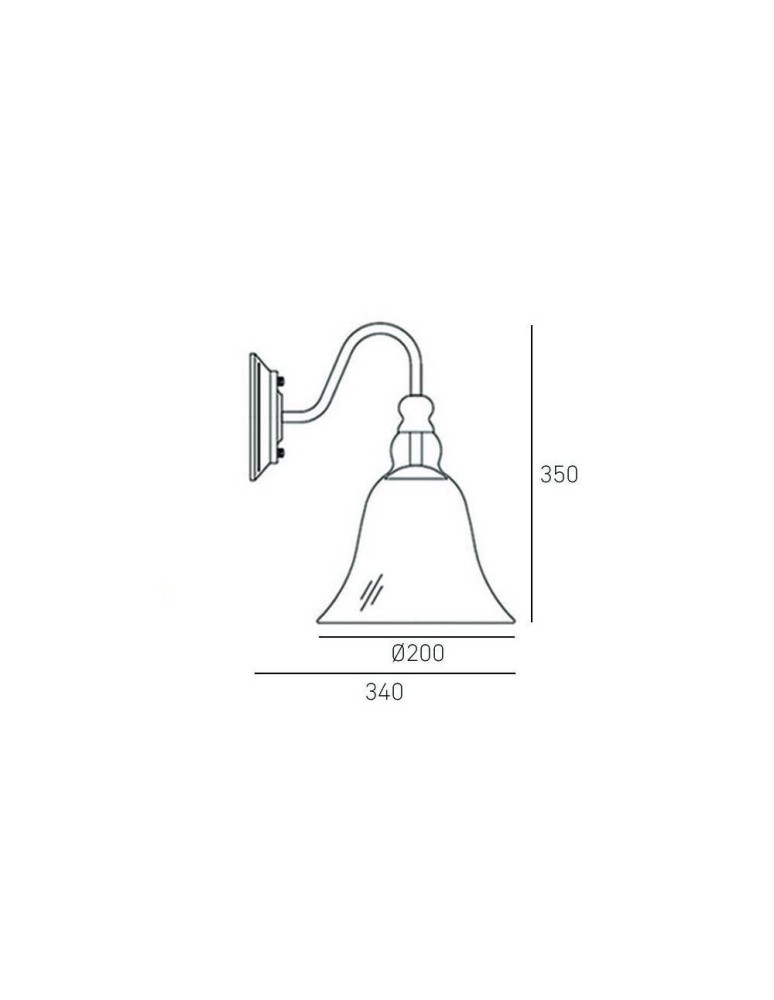 Wall lamps - CosmoLight PARIS Wall lamp W01796BK Black.  - product kolory-swiatla.pl 4