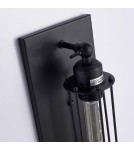 Loft wall lamps - industrial - CosmoLight YORK wall lamp W01307BK Black.  - product 2