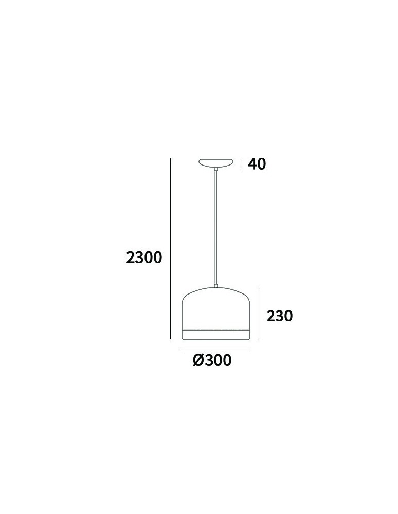 Pendant lamps - CosmoLight TRONDHEIM pendant lamp P01086WH White  - product kolory-swiatla.pl 2
