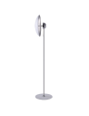 CosmoLight SYDNEY Standing Lamp F01062WH AG White Silver Chrome. 